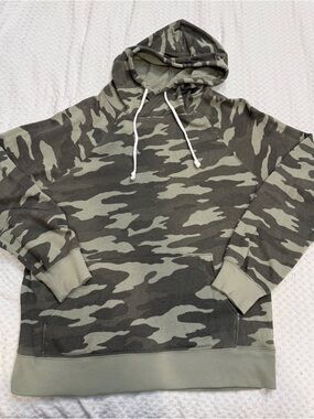 SO Camo Hooded Pullover Sweatshirt - Olive & Light Olive